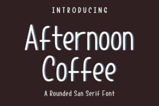 Afternoon Coffee Font for Laid-Back Brand Campaigns