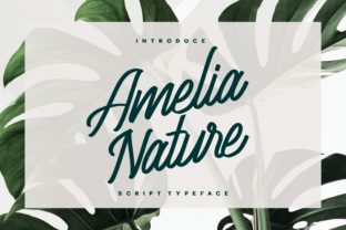 Amelia Nature Script Font for Polished Branding