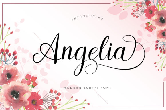 Angelia Script: A Modern Script Font for Chic Branding