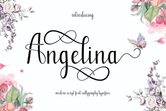 Angelina Font: A Romantic Script for Handmade Design