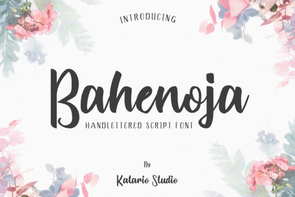 Bahenoja: A Fresh Handwritten Font for Editorial Warmth