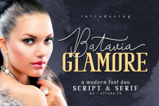 Batavia Glamore Serif Font for Modern Brand Identity