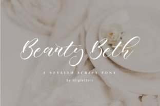 Beauty Beth: A Stylish Script Font for Small Business Branding