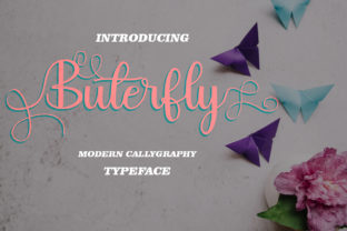 Buterfly: A Modern Calligraphy Font for Branding
