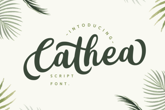 Cathea Script Font for Handmade Creatives