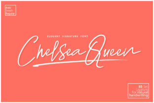 Chelsea Queen: An Elegant Handwritten Font for Makers