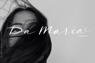 Da Maria Script Handwritten Font for Playfully Romantic Branding
