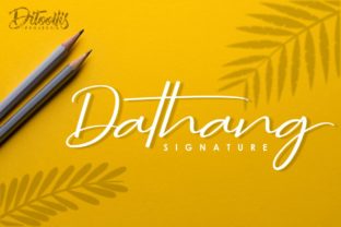 Dathang: A Modern Script Font for Digital Branding