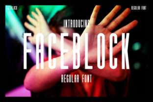 Faceblock: A Modern Sans Serif Font for Makers