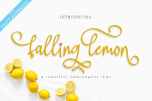 Falling Lemon: The Handwritten Script Font for Marketers