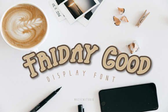 Friday Good Font: A Sweet, Chubby Slab Serif for Digital Branding