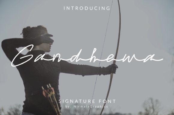 Gandhewa: A Script Handwritten Font That Feels Like Your Signature