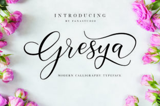 Gresya Script: A Stylish Handwritten Font for Feminine Branding