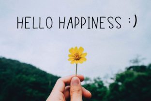 Hello Happiness Font for Sophisticated Script Handwritten Projects