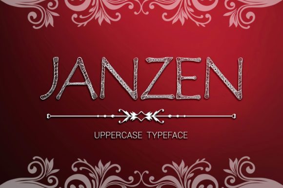Janzen Font Review: A Decorative Typeface with Texture