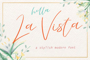 La Vista Handwritten Script Font for Elegant Digital Branding