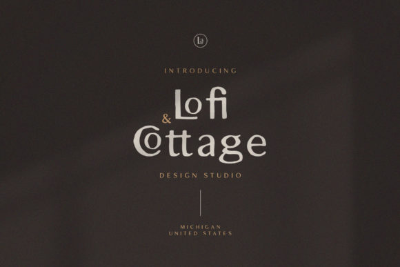 Lofi Cottage: A Rustic Sans Serif Font for Nostalgic Editorial Design
