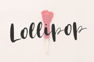 Lollipop: A Chic Upscale Script Font for Handmade Designs