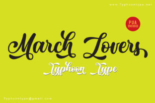 March Lovers Font Review: Bold Elegance for Handmade Products
