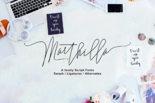 Marthilla: A Script Handwritten Font for Editorial Elegance
