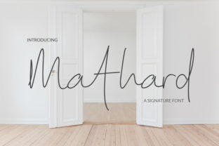 Mathard Script Handwritten Font for Authentic Craft Branding