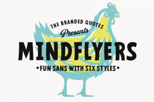 Mindflyers Font: Sweet & Cool Sans Serif for Handmade Creators