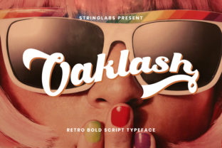 Oaklash: A Retro Bold Script Font for Editorial Charm