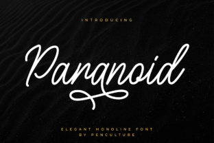 Paranoid: A Script Handwritten Font for Distinctive Campaign Typography