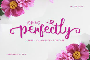 Perfectly Script Handwritten Font for Editorial Design