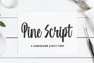Pine Script Font for Handwritten Brand Charm