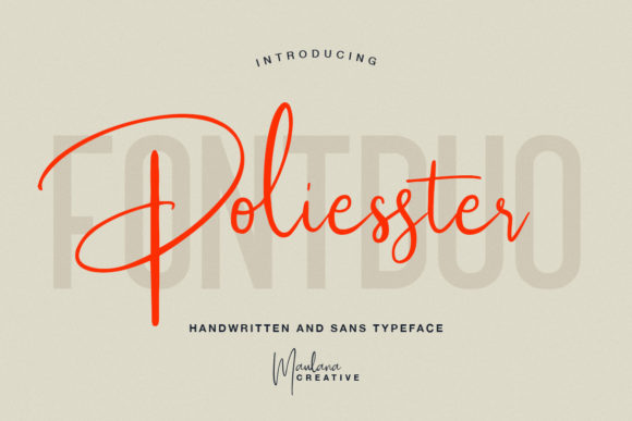 Poliesster Font for Editorial Branding and Blog Headers