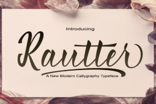 Rautter Script Font for Handmade Branding & Printables