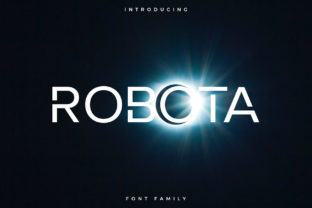 Robota: A Futuristic Sans Serif Font for Editorial Design