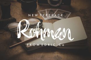 Rohman: A Sweet & Bold Script Handwritten Font for Digital Brands