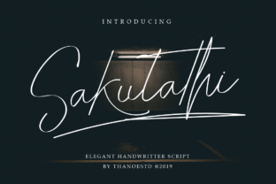 Sakulathi: Elegant Script Handwritten Font for Campaign Design