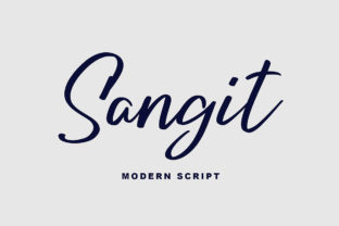 Sangit: A Script Handwritten Font for Thoughtful Editorial Design