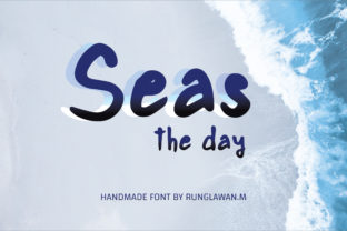 Seas the Day Script Font for Warm Brand Storytelling