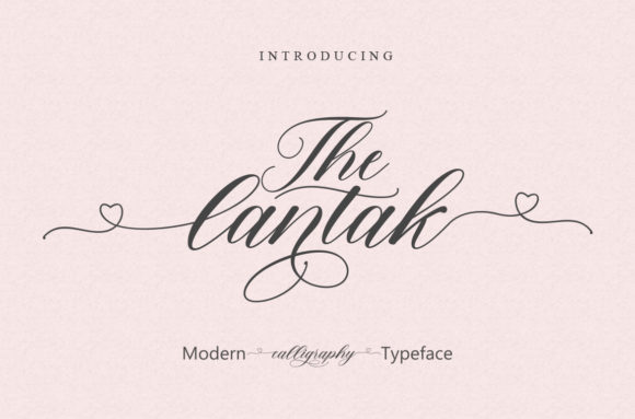 The Lantak: A Modern Calligraphy Font for Elegant Digital Branding