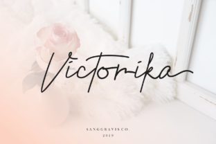 Victorika Script Font for Elegant Campaign Design